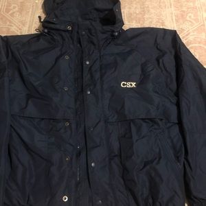 CSX mens windbreaker